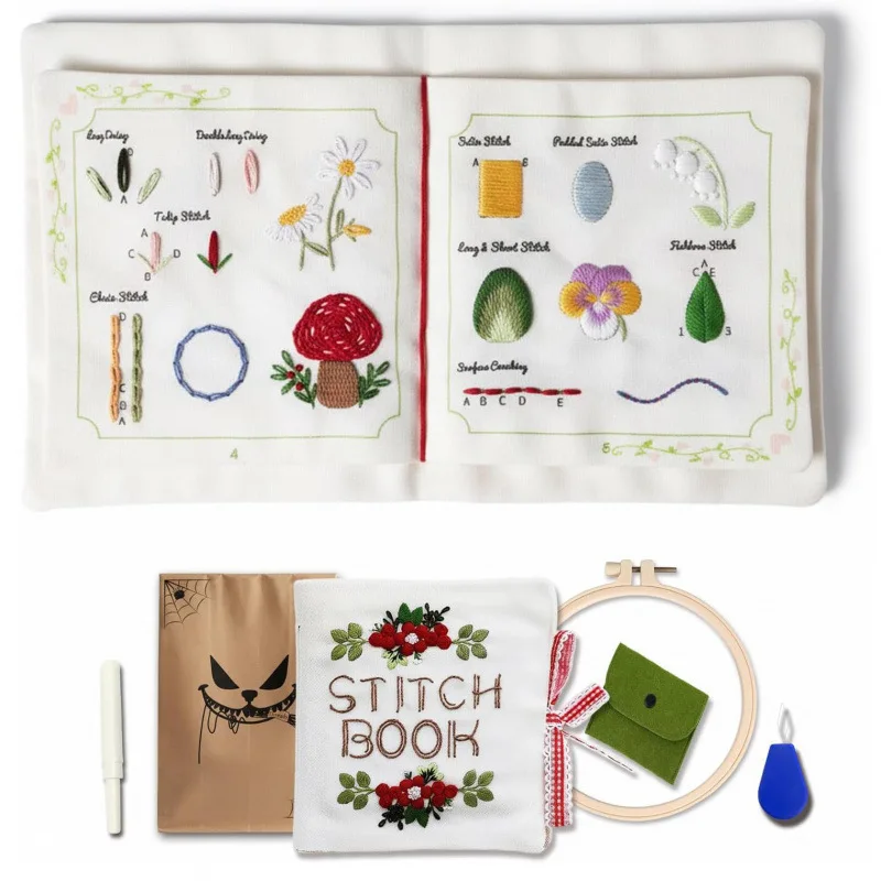 Kreatives Handgemachtes Stickerei-Stichbuch Nähset Praktischer Moderner Einfacher Stil Nicht-Patentiertes Modernes Kreatives Geschenkset