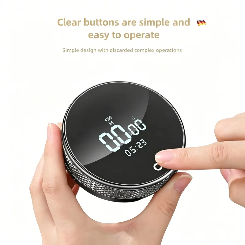 Magnetic Kitchen Timer Digital Timer Manual Countdown Rotary  Mechanical Cooking Timer Cooking Shower Stopwatch