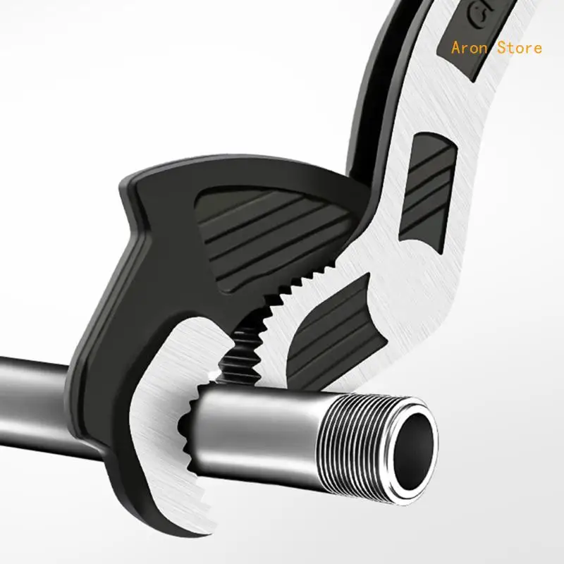Adjustable Wrench Universal Wrench Aluminium Alloy Open End Spanner Bathroom Plumbing Faucet And Sink Repair Tool