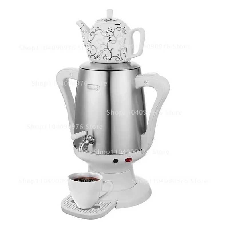 

European 220V Mother and Child Pot Turkish Pot Samovar Electric Kettle Set Brewed Black Tea