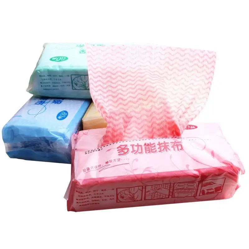 1 Packs of Practical Disposable Rags and Kitchen Absorbent Non-oily Loose Dishwashing Microfiber Cleaning Towels Cleaning Cloth