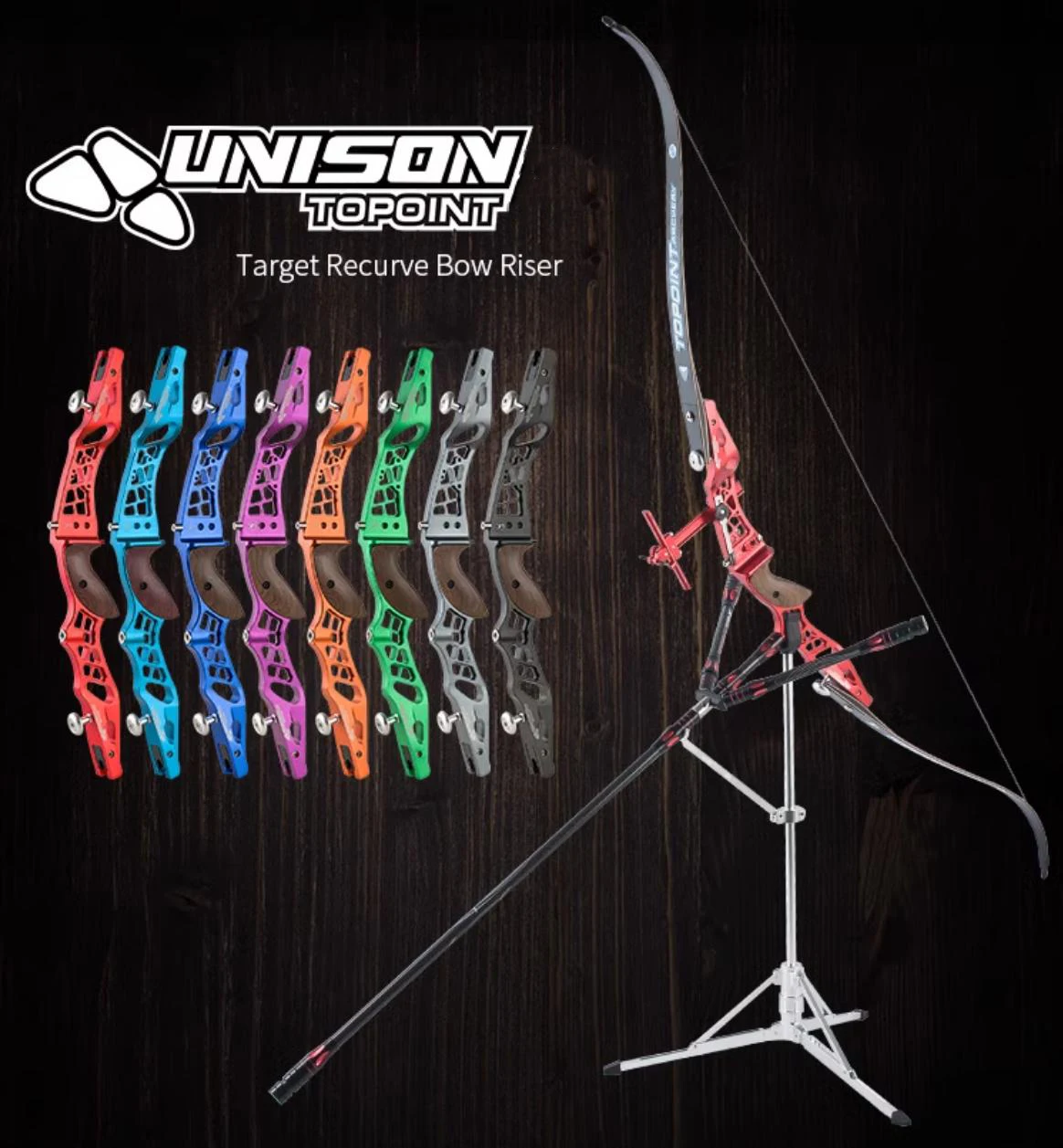 

TOPOINT UNISON 21”/23"/25inch ILF Recurve Bow Riser Aluminum Alloy Right/Left Hand Archery Competition Professional Bow Handle