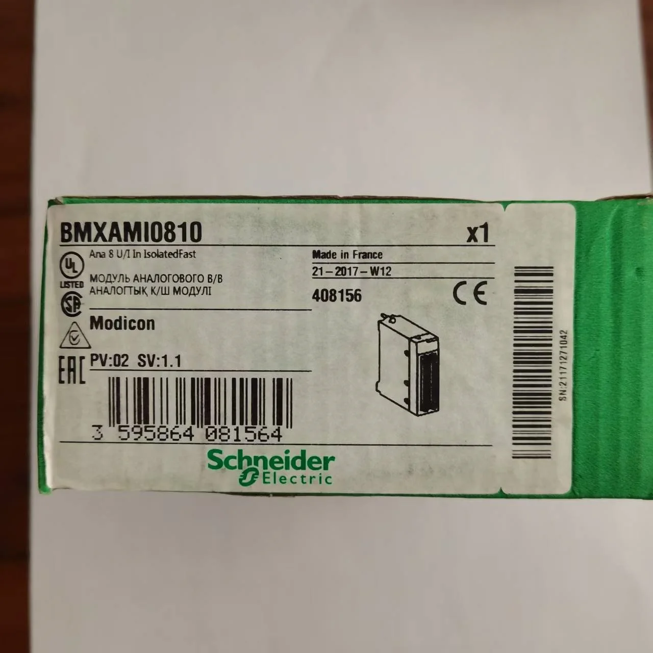 

new and original VW3A3627 BMXAMI0810 TM241CEC24T TM5SMER2