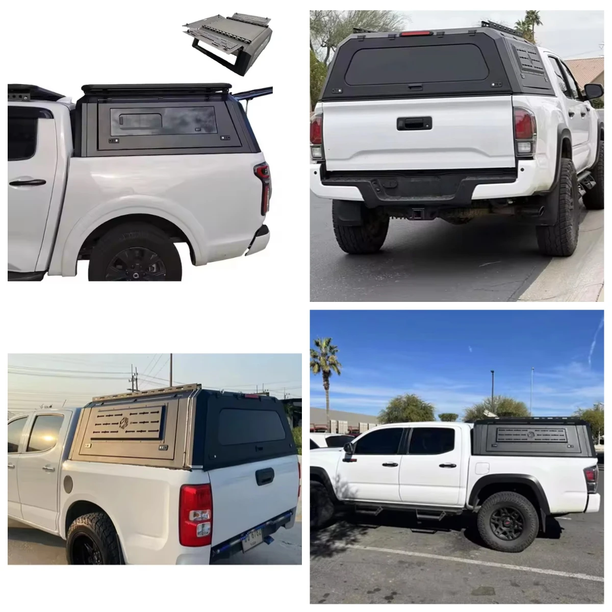 

Pickup Truck 4x4 Truck Accessories Waterproof Canopies for Tacoma Tundra 5 5.5 6.5FT Topper Camper Canopy Ram 1500