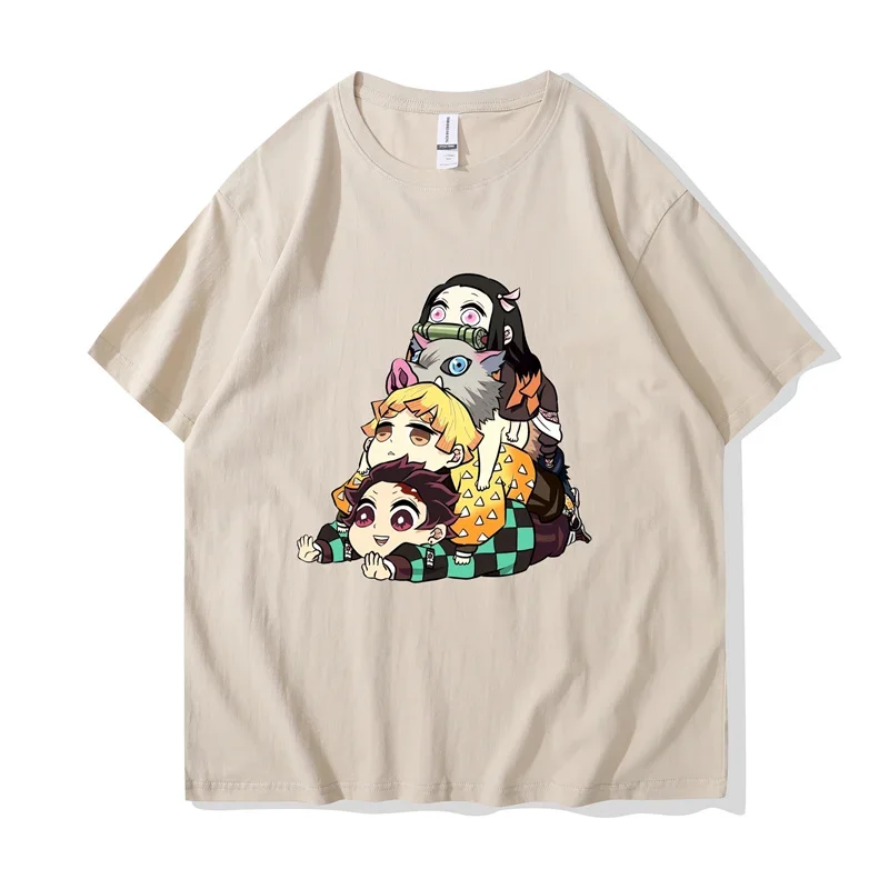 Japanese Anime Cartoon Funny Fashioin Women's T-shirt print ladies T-shirt casual basis O-collar black shirt short sleeve Tshirt