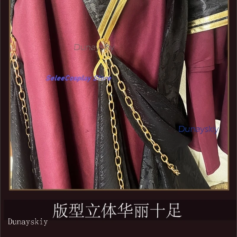 ErroR:salvation Ciel Blancfeu Adolphe Ankou مجموعة أزياء تنكرية للرجال أنيمي لعبة شخصية لعب الأدوار الزي حفلة الهالوين كوس