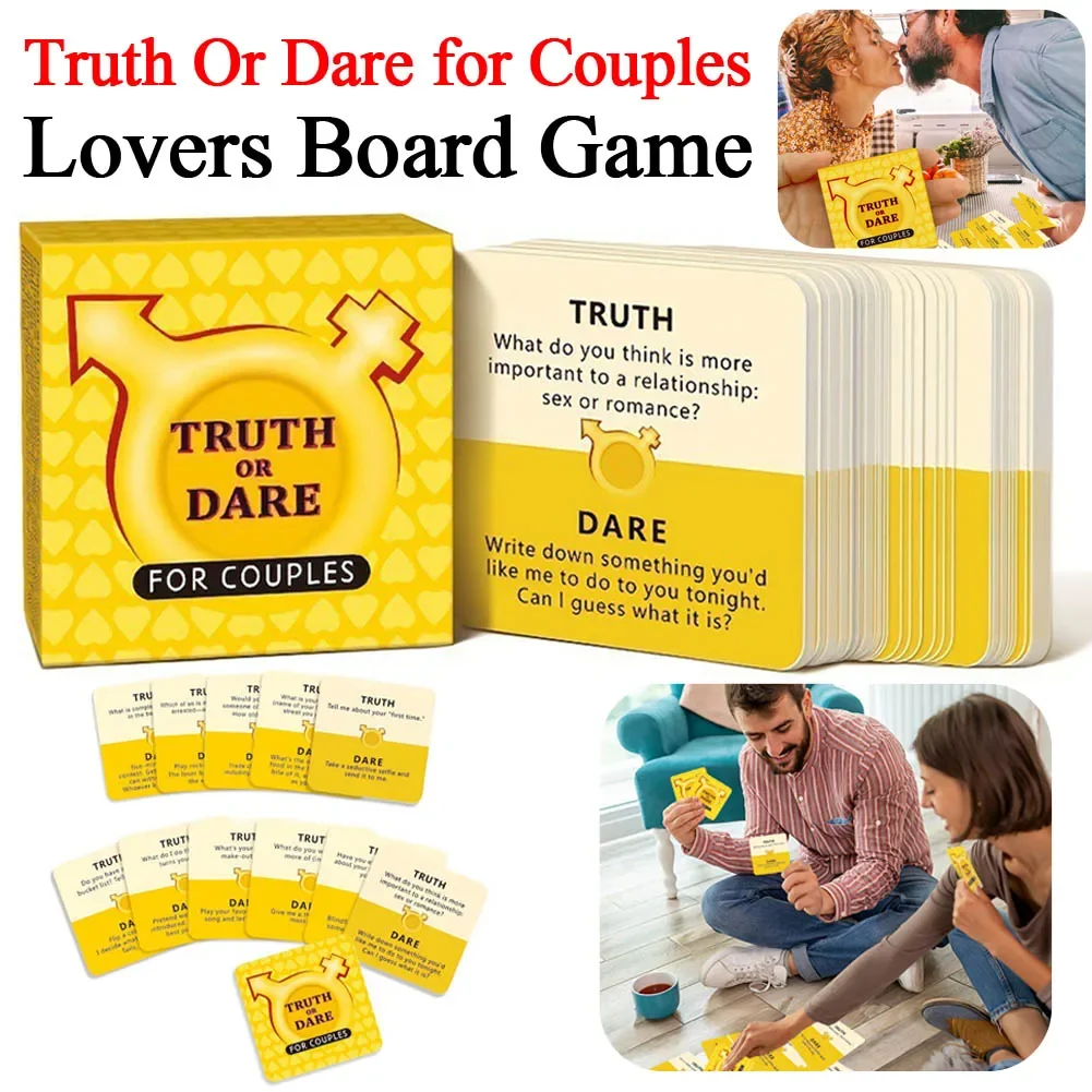 Wahrheit oder Pflicht für Paare, Kartenspiel, Liebhaber, Brettspiel, betrunkene Paare, Trinkspiel, Karte, Weihnachten, Halloween, Erntedankfest, Geschenk