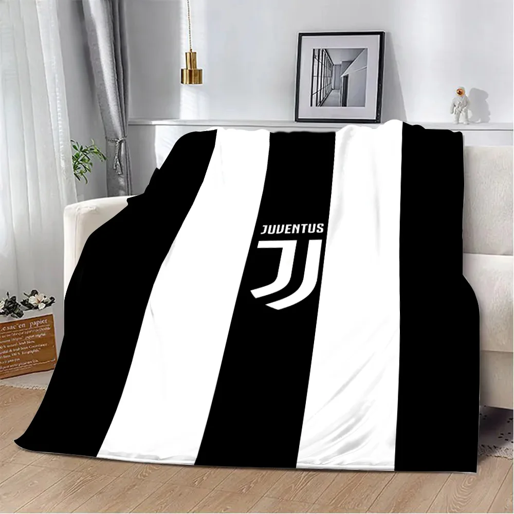 Football League Serie A Ji-JuventusSi Printed Blanket Picnic Blankets Warm Blanket Soft and Comfortable Blanket Home Birthday