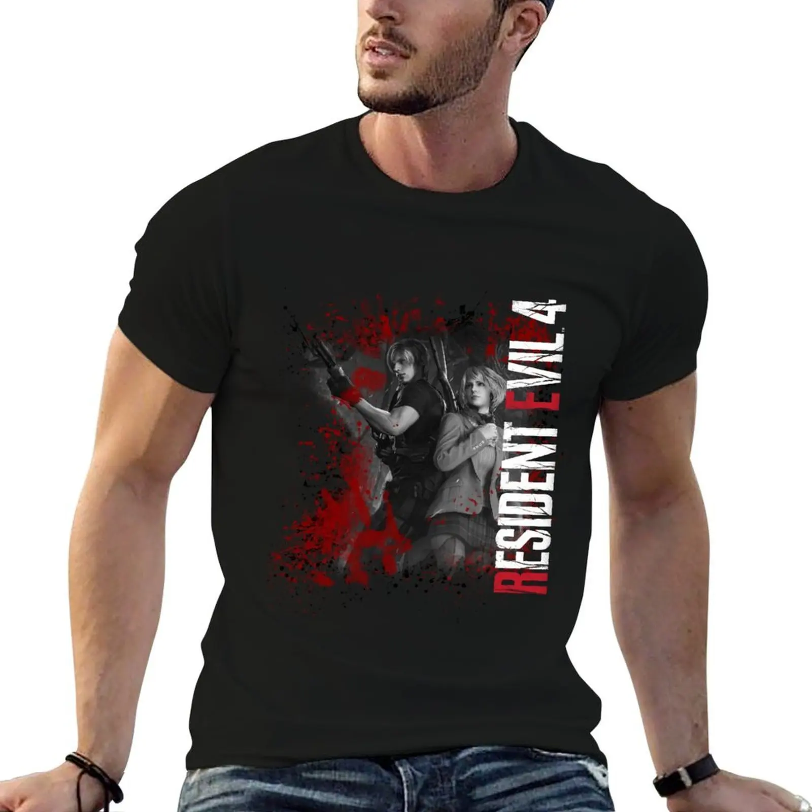 

Leon and Ashley (White Logo) T-Shirt t shirt man luxury graphic t shirts for man t shirts for man cotton soft T-shirt