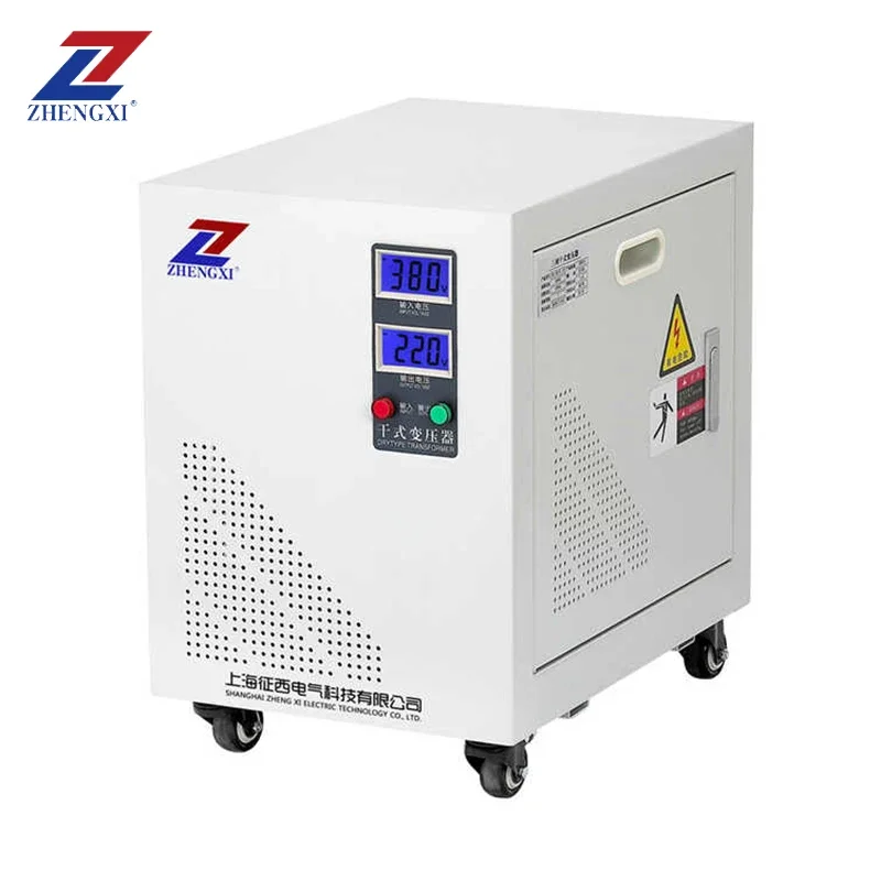 

SG-40KVA/40KW 3 phase cooper coil 380V to 220V step up step down dry type Isolation transformer