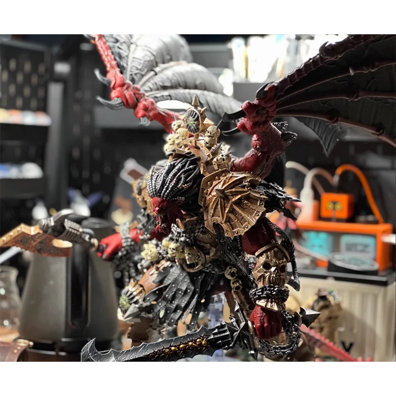 

JOYTOY Warhammer 40K Devourer Angeron Terror Demon Gene Action Figure 1:18 Scale Mobile Soldier Toy for Collectors