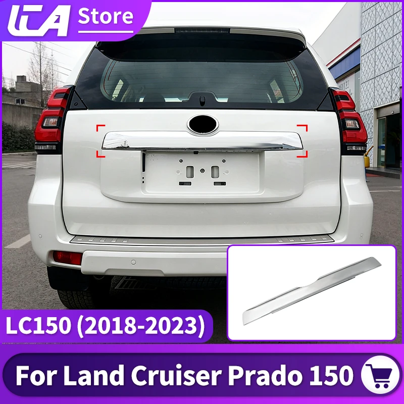 

For 2018-2023 Toyota Land Cruiser Prado LC150 150 Car Tailgate Decoration Strip Cover Panel Replacement Body Styling Accessories