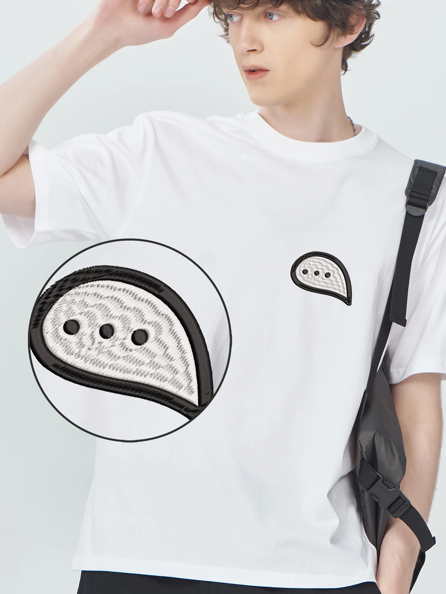 

Dialog Box Designs Embroidered Graphics 100% Cotton Casual Wear for Men Women Luxury High-Quality Fashion Tees