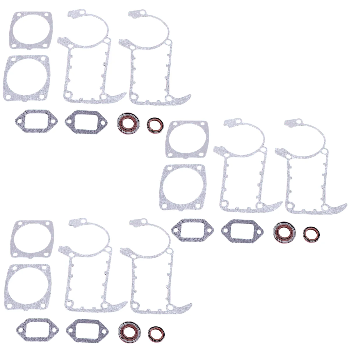 3Pcs Crankcase Cylinder Muffler Gaskets Oil Seal Kit For Stihl MS341 MS361 MS 361 Chainsaw Parts 11350071050 9640 003 1560
