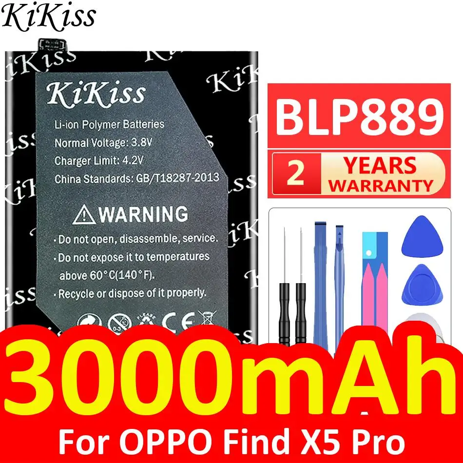 

Reliable Power Supply 3000Mah Mobile Phone Battery BLP889 For Oppo Find X5 Pro