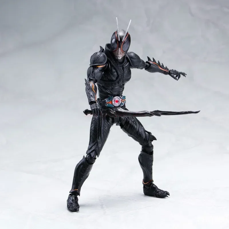 New 15cm Kamen Rider Baidi Emperor Rides Black Sun Doll Minami Kohtaro Real Bone Carving Movable Model Action Figure Collection