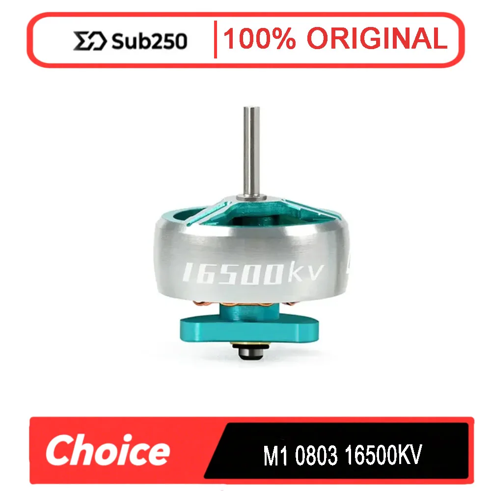 

Brushless Motor 0803 16500KV 1.0MM for 1S/2S Mini Drone - Sub250 M1 High-Speed 1.0mm Shaft, Micro Quadcopter Upgrade