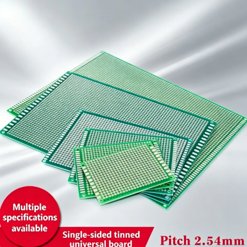 Универсальная односторонняя плата PCB с 7 отверстиями, 9 линиями, 18*30, экспериментальная плата 15*20 см