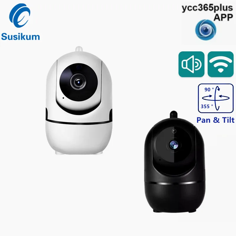 

YCC365 Plus IP Camera 1080P Smart Mini WiFi Human Detect CCTV Video Baby Surveillance Wireless Security Camera Auto Tracking