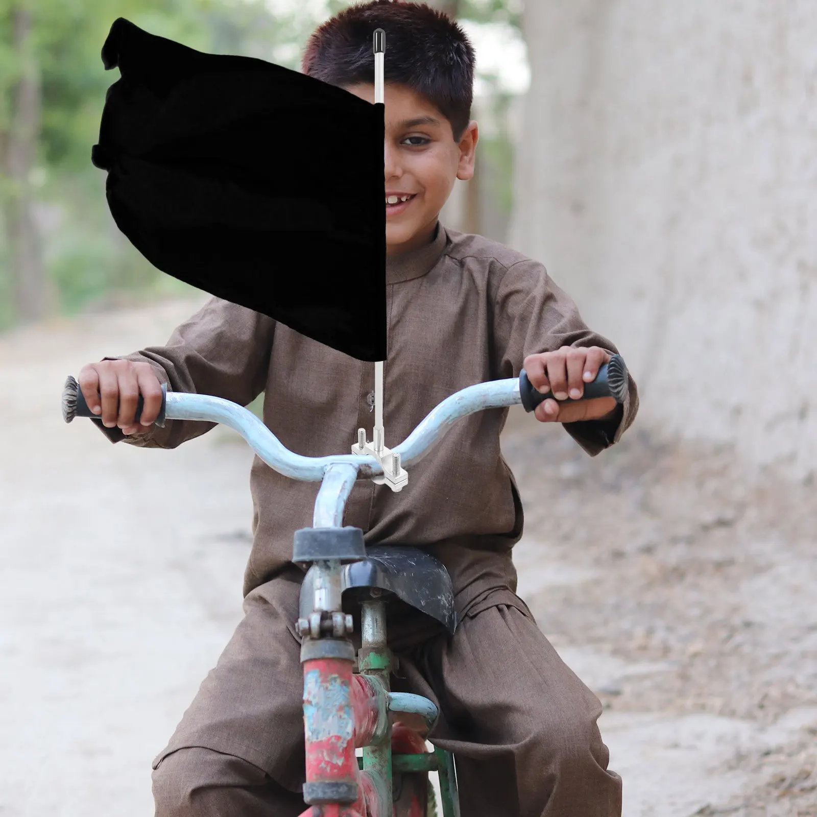 

1pcs Bicycle Flagpole Stainless Steel Aluminum Alloy Handlebar Mount For Mountain Bike Motorcycle Off Road Riding Dirtbike Utv