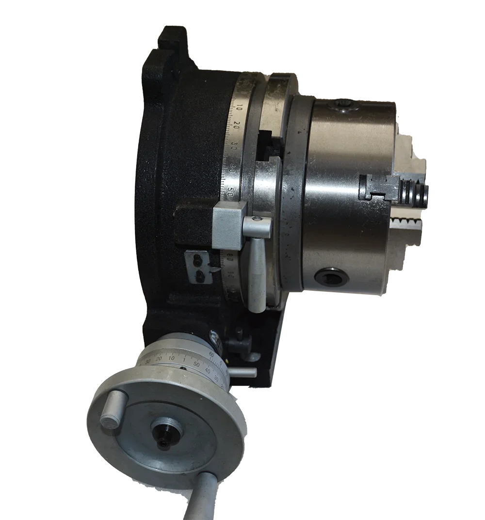 HV-6/TSL150 Horizontal and Vertical Rotary Table Jaw Chuck with 5 Inch 3 Cast Iron Manual Operation Milling Drilling Machine