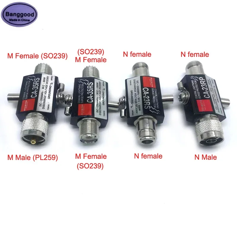 다이아몬드 CA-35RS CA-23RS CA-23RP PL259 SO239 라디오 리피터, MPG N 타입 커넥터, 동축 번개 방지 안테나 서지 보호대