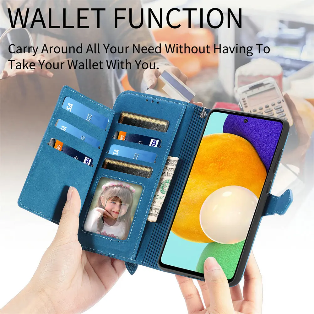 Realme 16 15 14 13 Pro Plus 12 4G 5G Zipper Leather Case Card Funda Realme 12 Case Realmi 12 13 14 15 16 Pro+ Wallet Cover Funda