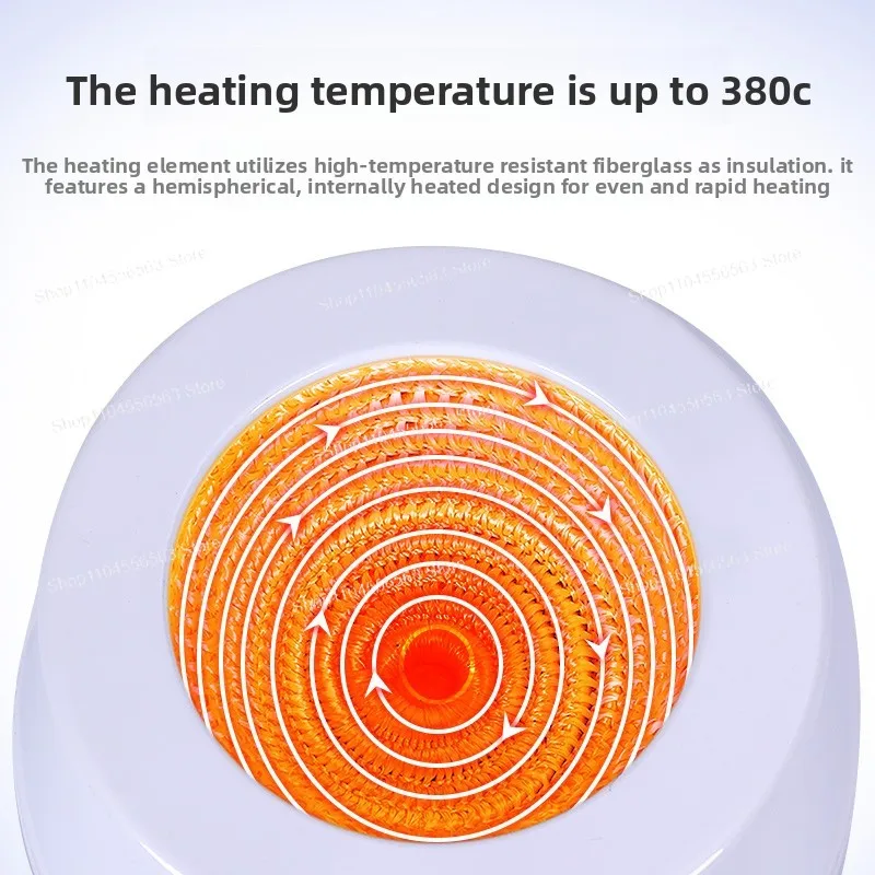 Digital Heating Mantle with Magnetic Stirrer – Constant Temp Lab Heater with Timer, Adjustable Heat