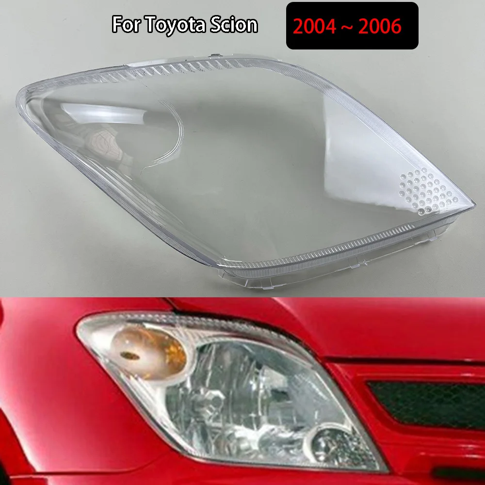 Headlight Cover Transparent Mask Headlamp Lamp Shell Replace Original Lampshade Plexiglass For Toyota Scion 2004 2005 2006