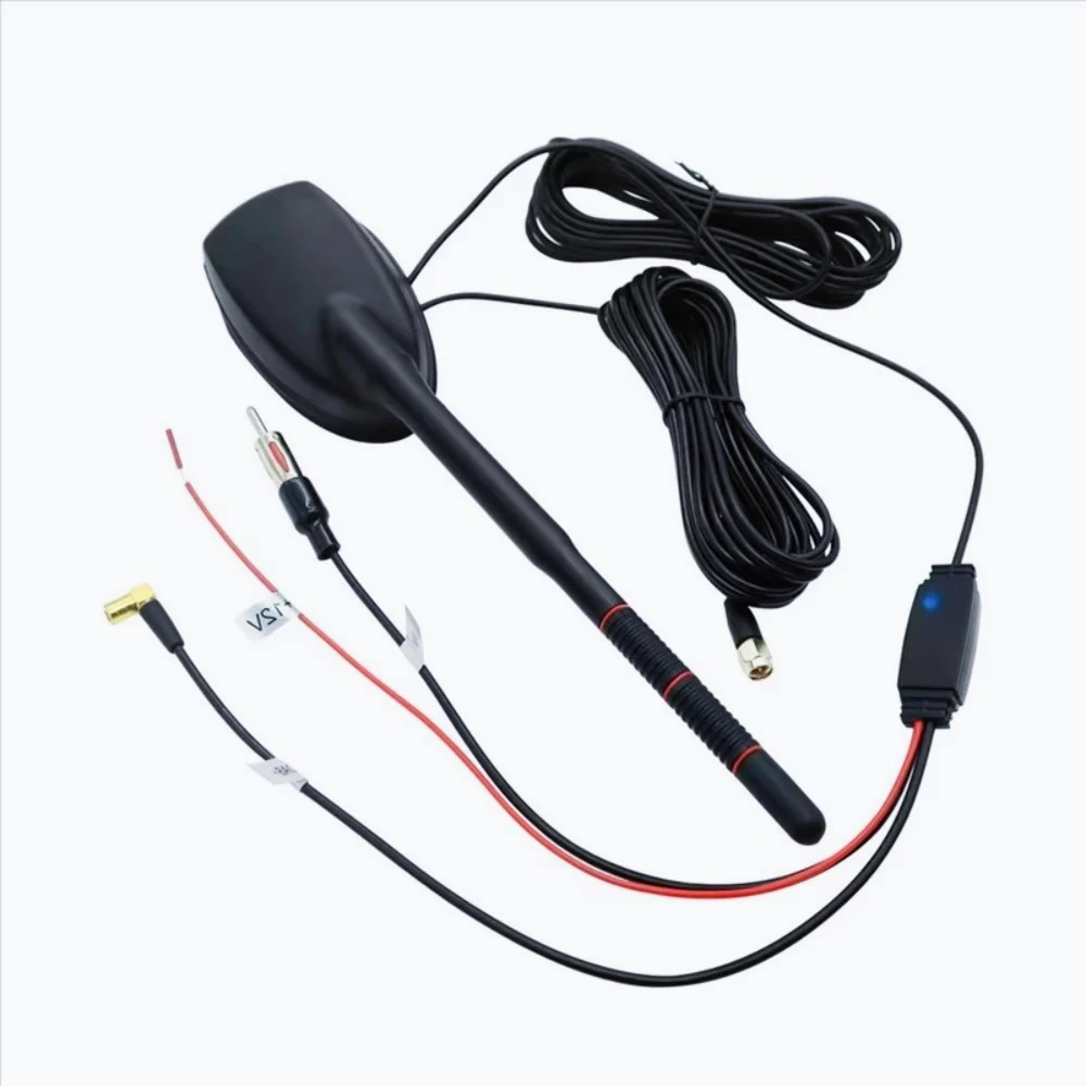 AM-Universal Car Antenna GPS+DAB+FM 3-In-1 Multi-Function Combination Active Radio Amplifier Antenna With Gain - view 3