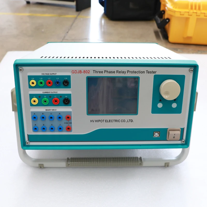 HVHIPOT Intelligent three phase secondary current injection test set GDJB-802 relay tester