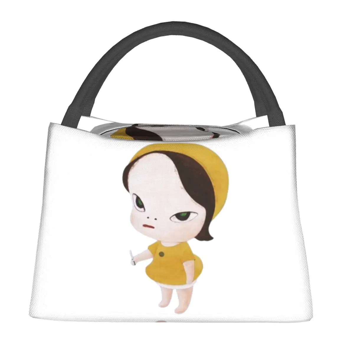 Yoshitomo Nara Lunch Bags Insulated Bento Box Portable Lunch Tote Picnic Bags Cooler Thermal Bag for Woman Girl Office