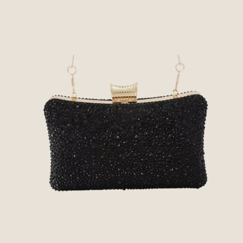 Hot Drilling Satin Diamond Dinner Bag Women's Luxury Celebrity Style Fashion Party Banquet Evening Shiny Clutch Bag Tassen Dames