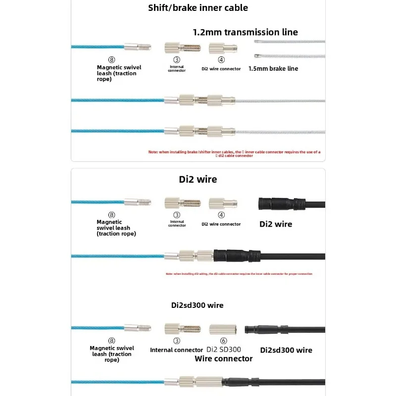 أداة دليل تركيب الأسلاك الداخلية الهيدروليكية للدراجات الجبلية MTB على الطرق، مجموعة توجيه الكابلات الداخلية #5