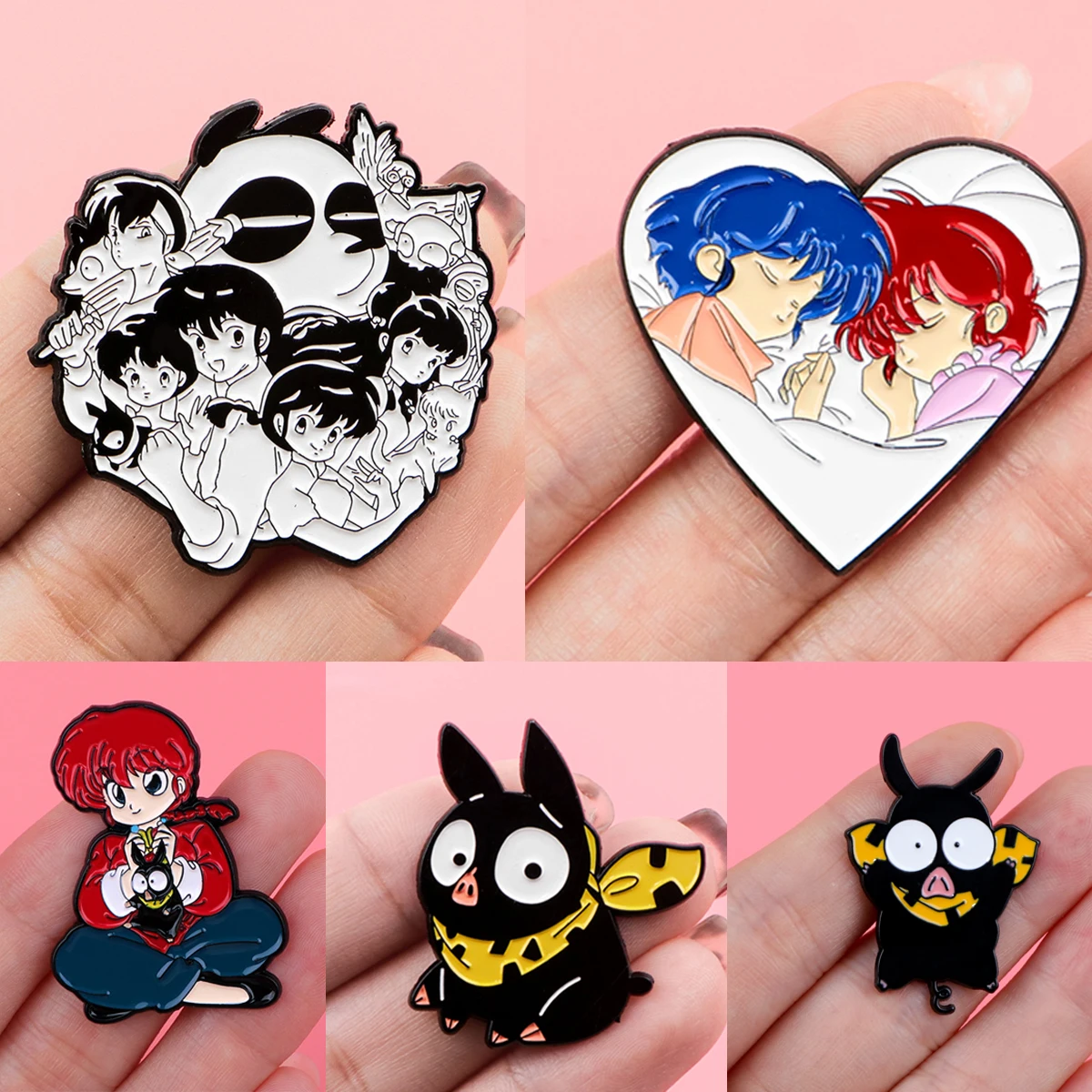 

Cartoon Pigs Enamel Pin Brooches Woman Men Backpack Accessories Bags Badge Fashion Lapel Jewelry Gift for Fans Friends