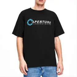 Half Life T-Shirt Men's Portal Aperture Science Laboratories Streetwear Cotton T Shirts Summer Harajuku Tee Shirt Oversize Tops