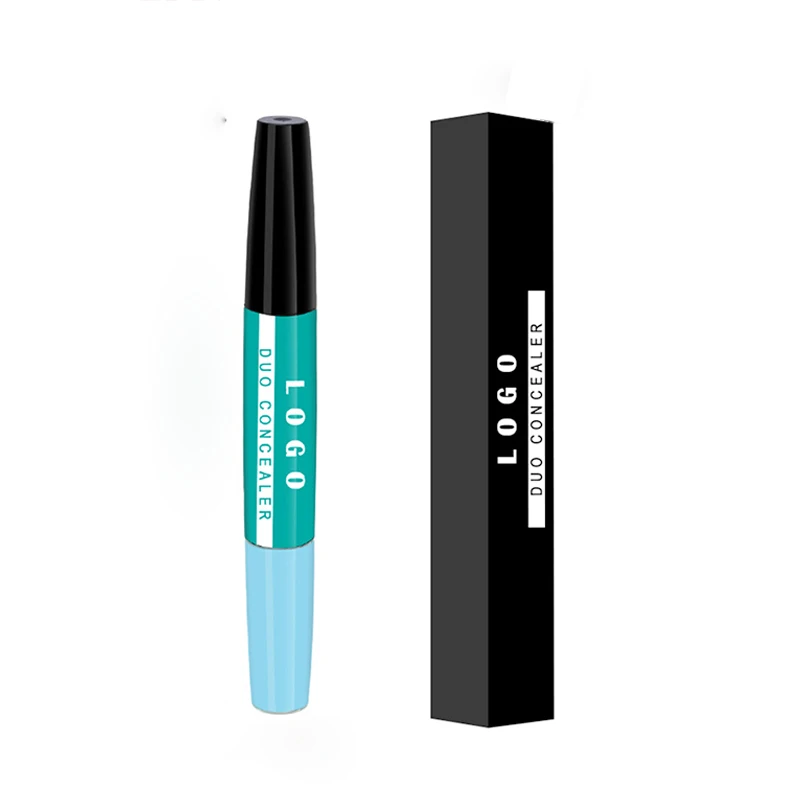 10-color Private Label Liquid Concealer Stick Custom Logo Double-ended Concealer Pen Matte Modify Oil-control Natural Makeup
