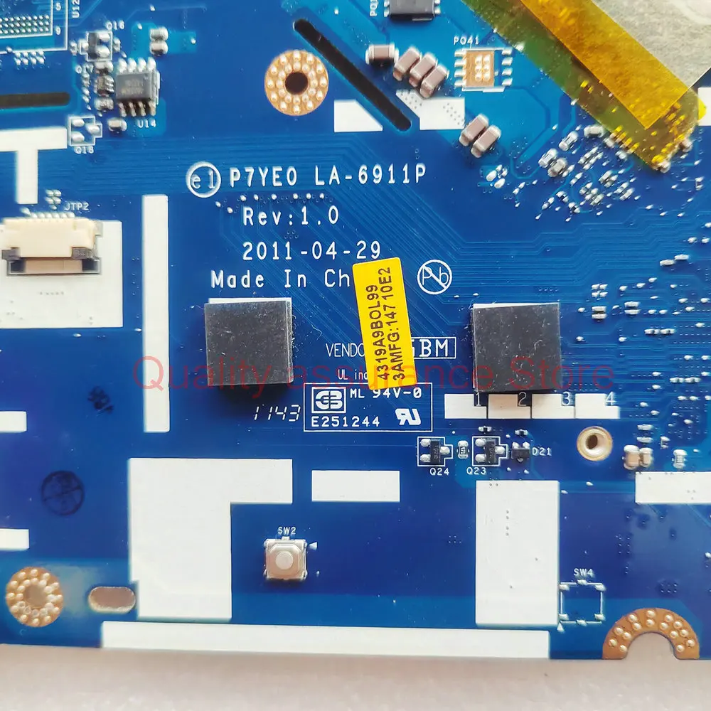 

LA-6911P для Aspire 7750G EasyNote LS, материнская плата для ноутбука 7750, материнская плата P7YE0 LA-6911P DDR3 HD6470M HM65