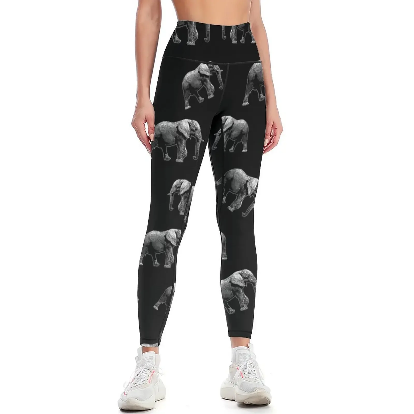 

Elephant pattern Leggings sportswear gym push up legging gym womans Women sports Womens Leggings