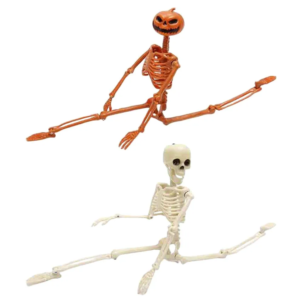 

2Pcs Halloween Simulation Decoration Scary Desktop Ornament Lightweight Compact Halloween Landscape Prop