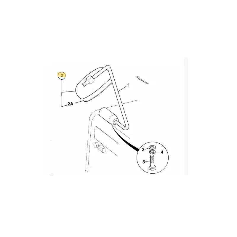 123/04970 334/E0829, مرآة المراجعة لـ JCB Backhoe Loader 1CX 2CX 3CX 4CX 5CX 214 215 217 210 212 #3
