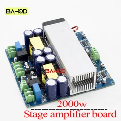 BAHOD 2000w audio amplifier board HIFI high power IRS2092S stereo 2*1000w professional stage class D amplifier board