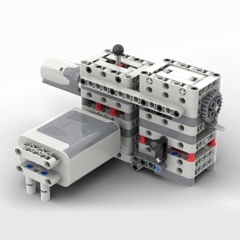 185 Parts MOC Gearbox With Four Gears & Neutral Model Building Block Creative DIY Assembly Toys Children Adults Christmas Gifts