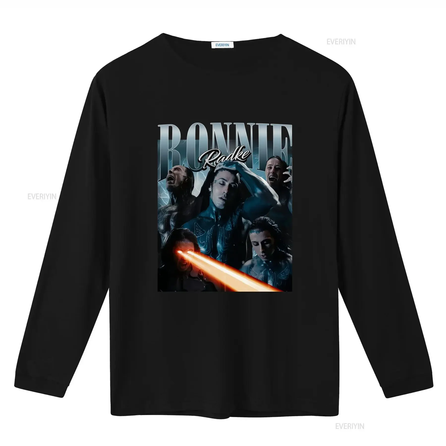 Ronnie Radke T Shirt for Rock Music Lovers Unique Metal Design vintage Washed Soft designer clothes homme Slightly Unisex