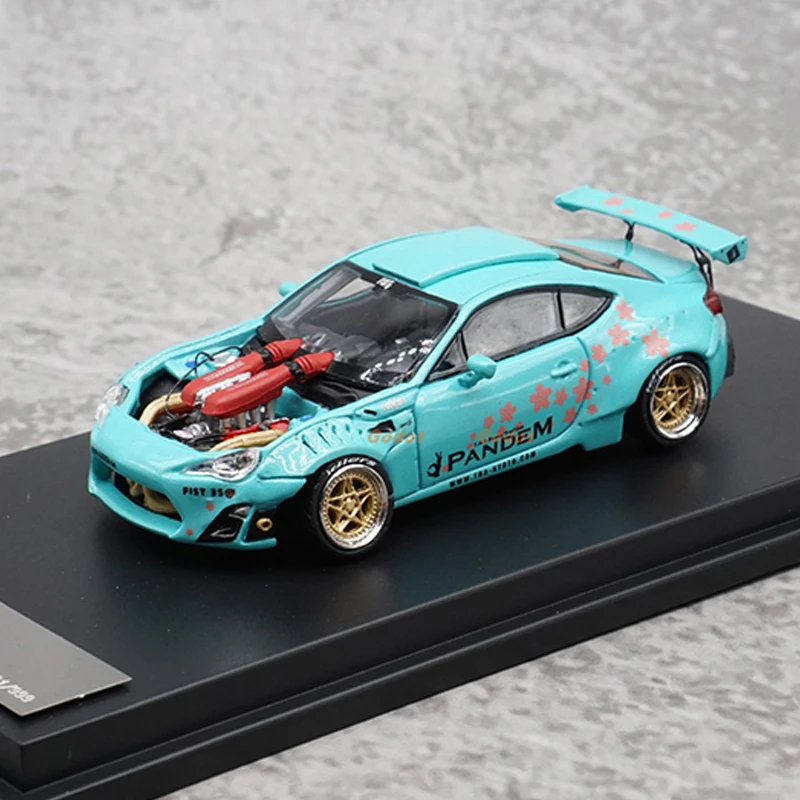 Dcm 1:64 Scale Diecast Alloy 4586 GT Sports Car Ae86 Toys Cars Model Blue Classics Adult Nostalgia Souvenir Gifts Static Display