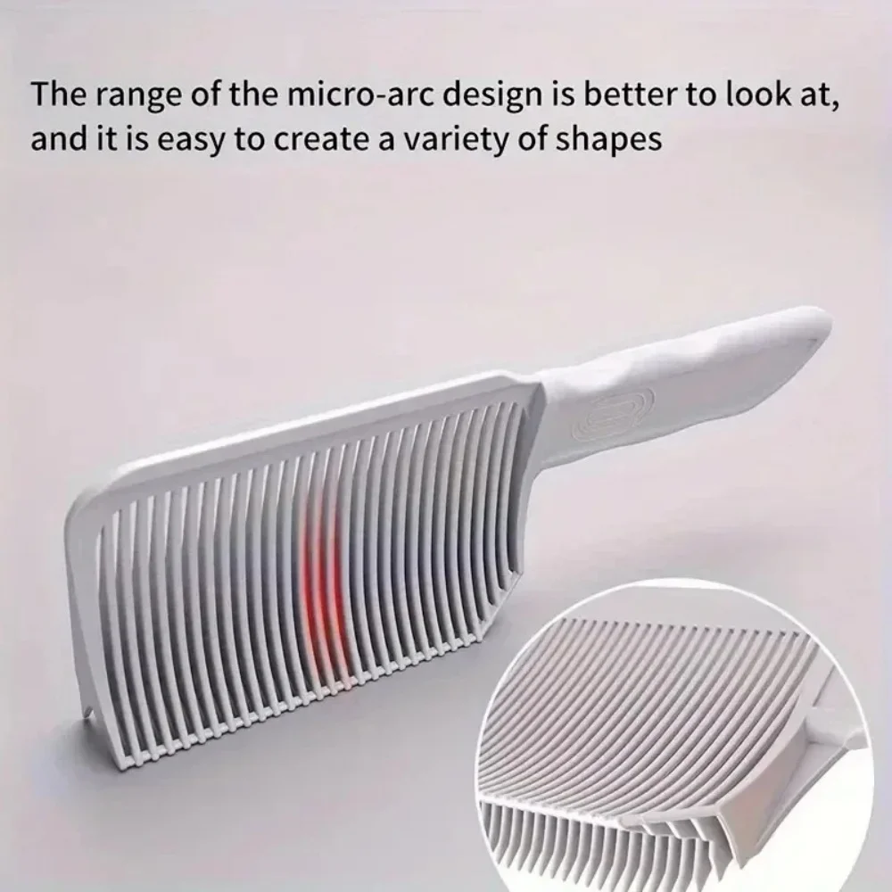 Professional Barber Fade Comb Heat Resistant Hair Cutting Clipper Blending Comb Flat Top Styling Tool Flat Top Hair Fading Comb view 5