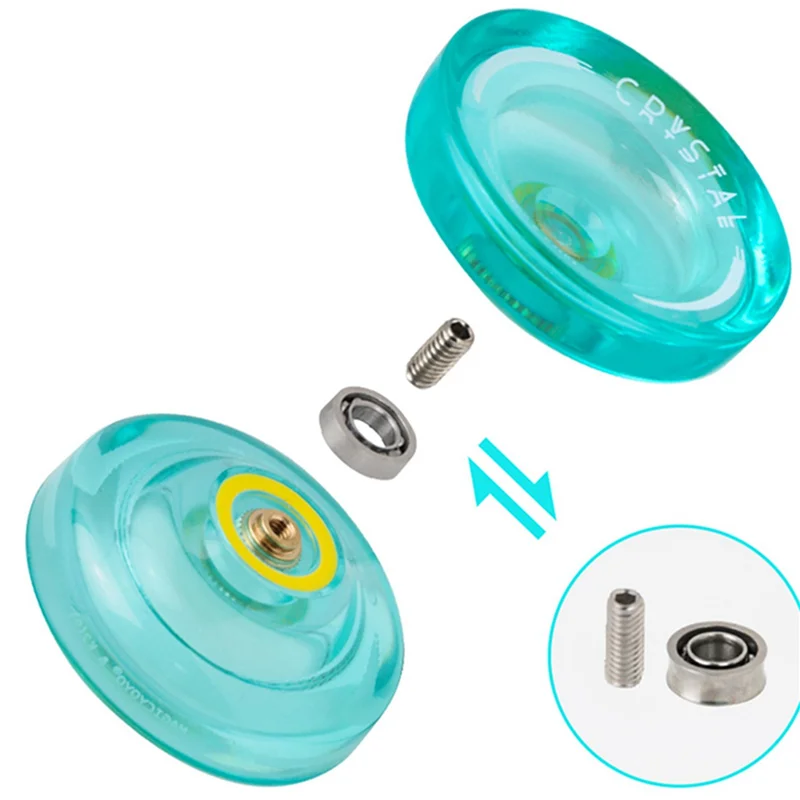 DELAM-Magicyoyo 2 ensembles Yoyos pour enfants débutant Yoyo avec gants sac de rangement de corde d'extracteur court, Y01 et K2P