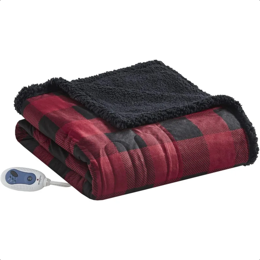

Электрическое одеяло Linden Mink to Berber Уютное постельное белье большого размера Ультрамягкое быстрое разогрев для холодной погоды с автоматическим выключением