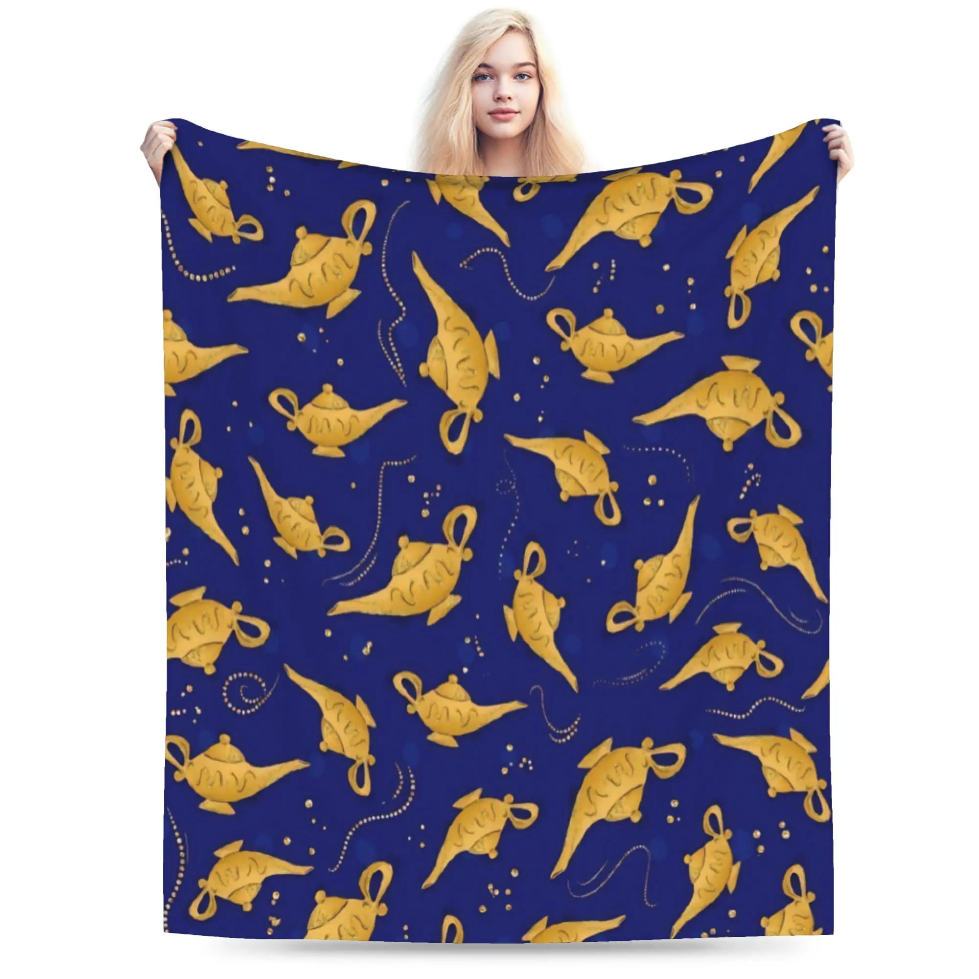 Aladdins Magic Carpet  Blankets Coral Fleece Plush  Relax Super Soft Throw Blankets for Sofa Rug Piece