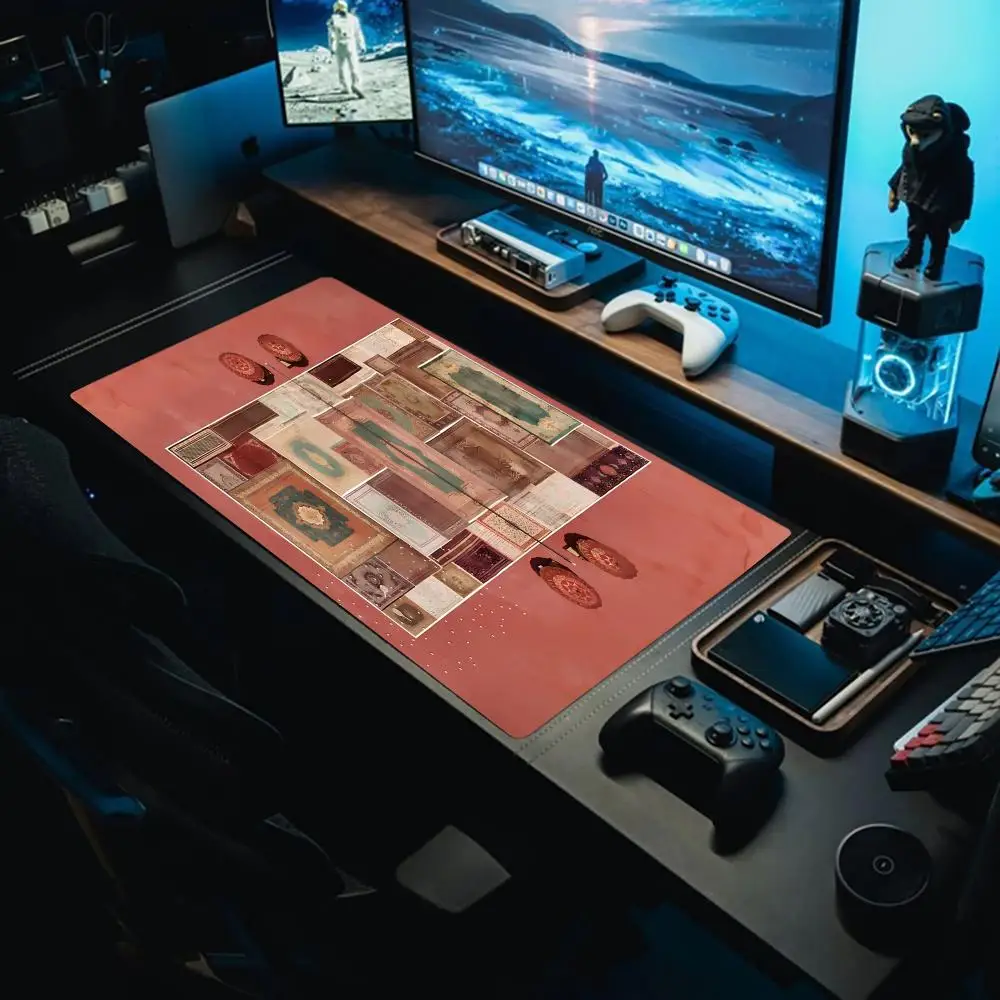 

Retro Collage Mouse Pad Extra large waterproof and stain-resistant mouse pad